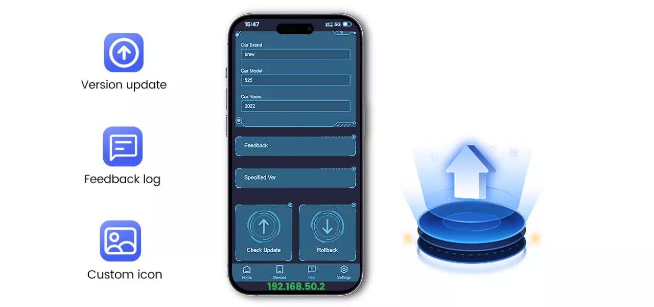 Carlinkit 4.0 196.168.50.2 Backend Settings