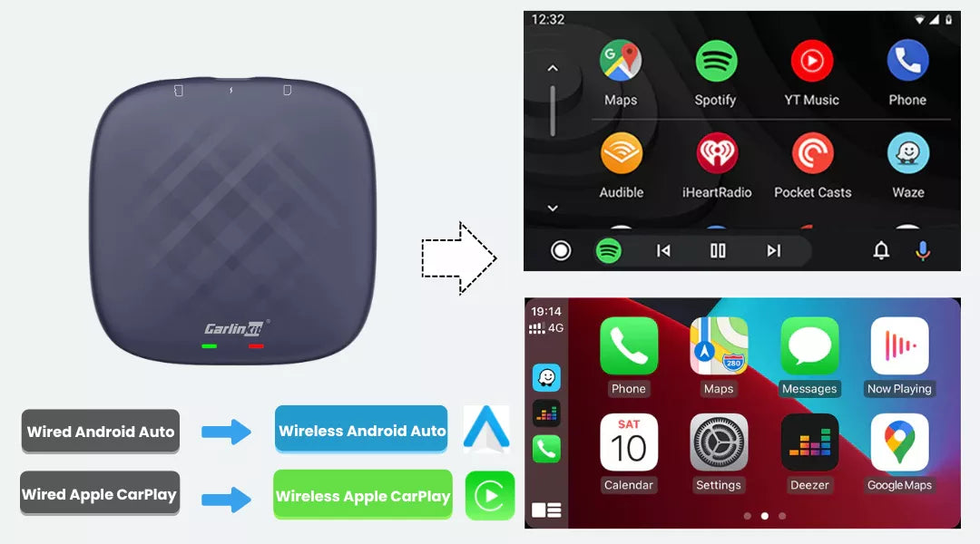 Carlinkit Tbox Plus Supports both Wireless CarPlay and Wireless Android Auto