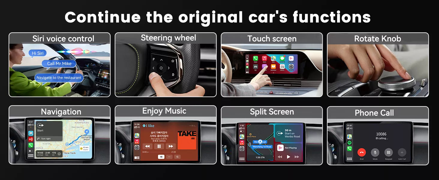 Wireless Apple CarPlay Features