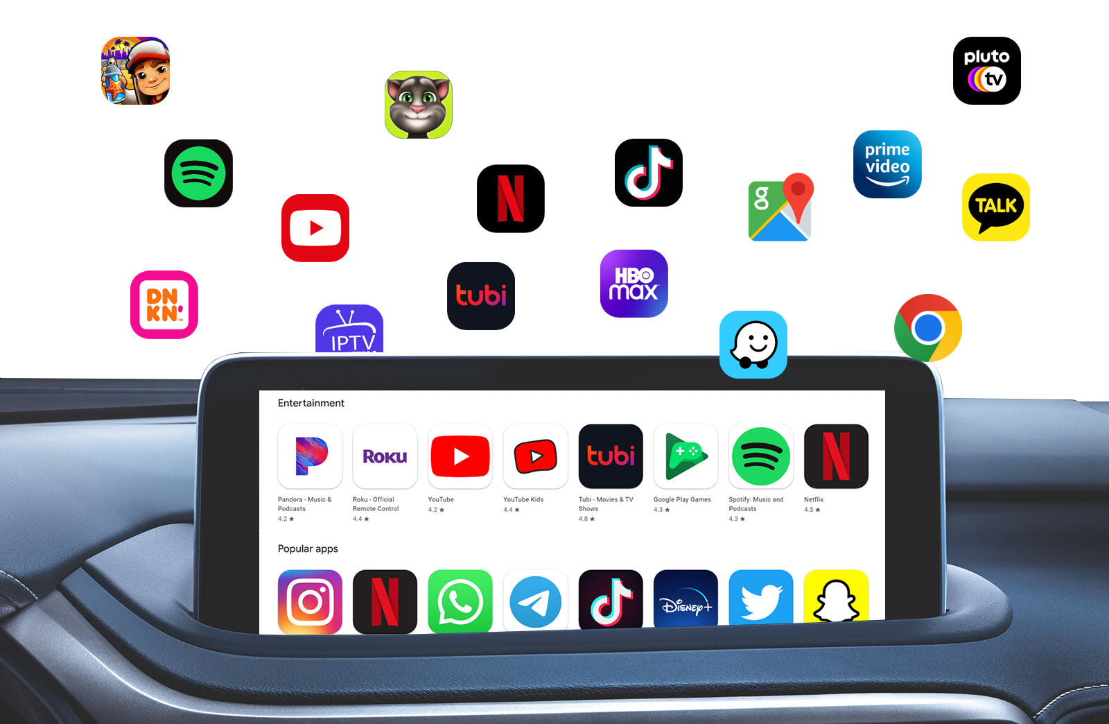 T-Box-AR - Android-12.0 System-Carplay HD-Dash-Cam -1080P-AI-Box-product-function-3